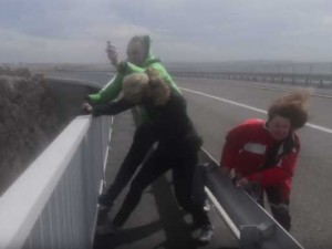 Croatie : ils bravent des vents de 170 km/h