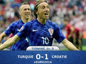 Euro 2016 – La Croatie domine la Turquie (1-0)